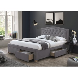 Кровать SIGNAL ELECTRA VELVET серый, 160/200 NEW 2